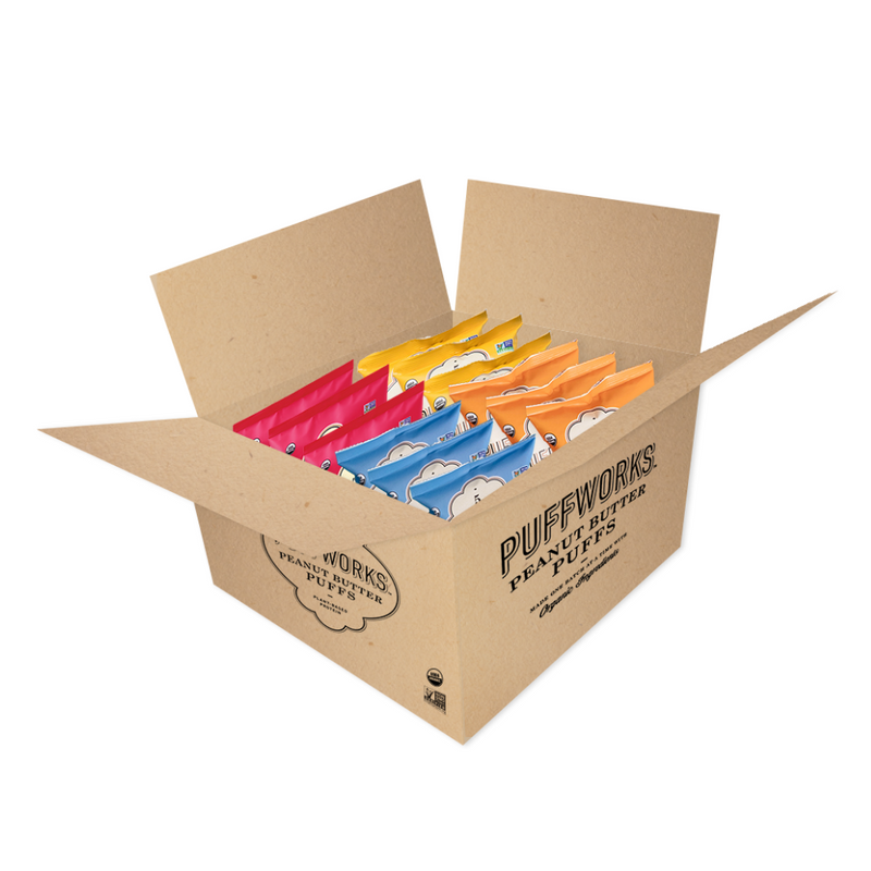 Puffworks Four Flavor Variety Pack - (12 pack of 1.2 oz bags)