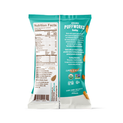 Puffworks Baby: Organic Almond Butter Puffs
