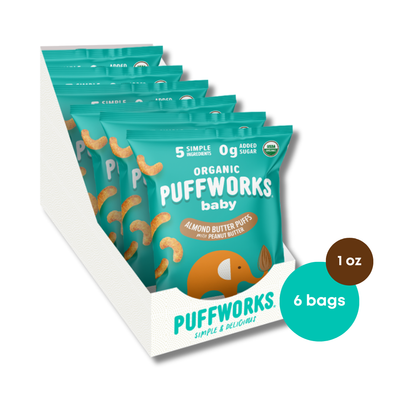 Puffworks Baby: Organic Almond Butter Puffs