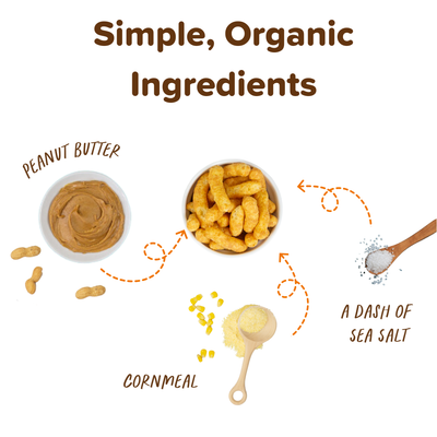 TARGET Puffworks Organic Peanut Butter Puffs (6-pack of 1.2oz bags)