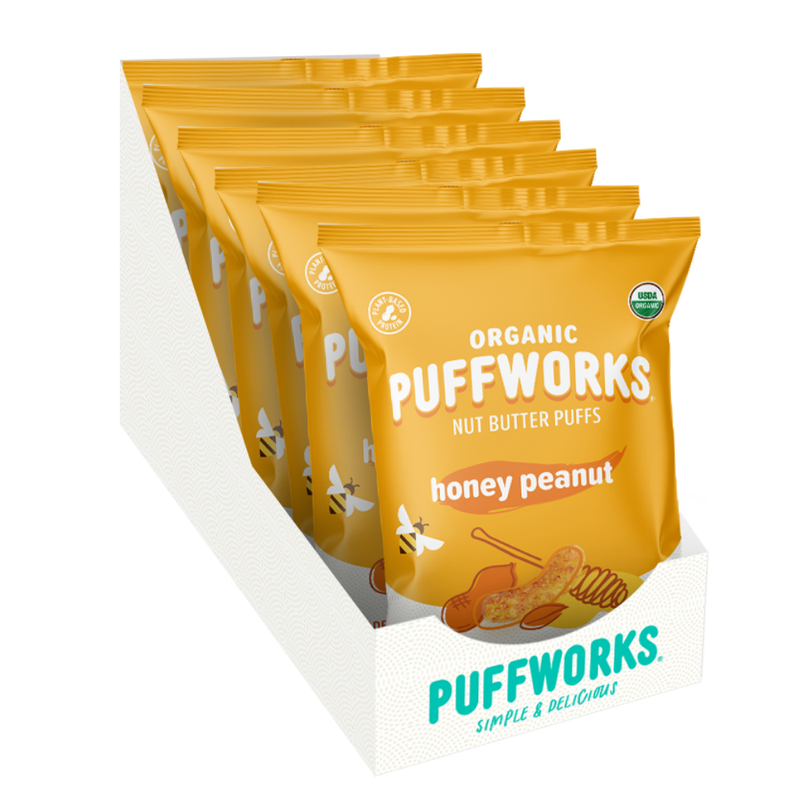 Organic Honey Peanut Butter Puffs - 1.2 oz bags