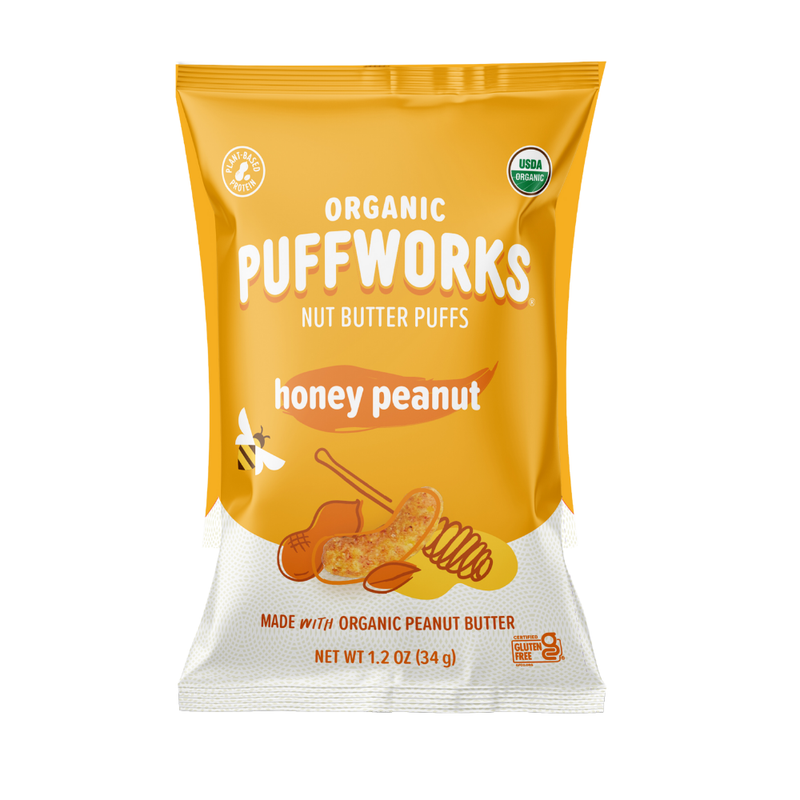 Organic Honey Peanut Butter Puffs - 1.2 oz bags