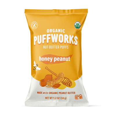 TARGET Puffworks Organic Honey Peanut Butter Puffs (6-pack of 1.2oz bags)