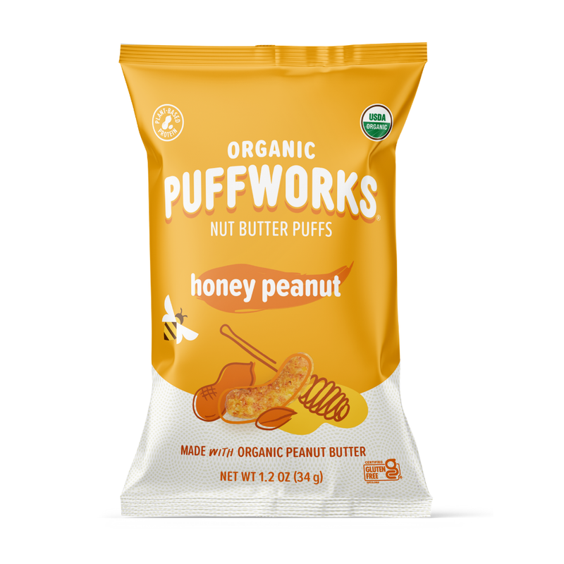 TARGET Puffworks Organic Honey Peanut Butter Puffs (6-pack of 1.2oz bags)