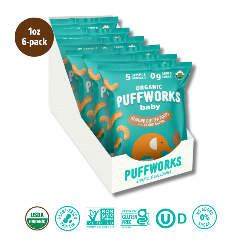 Puffworks Baby: Organic Almond Butter Puffs