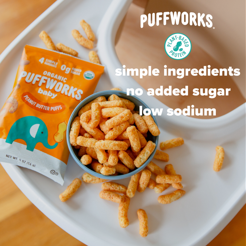 Puffworks Baby: Organic Almond Butter Puffs