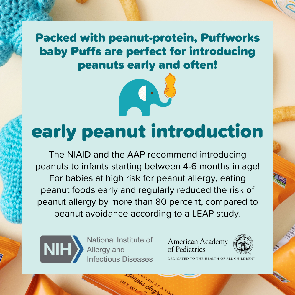Puffworks Baby Organic Almond Butter Puffs