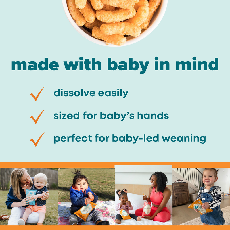 Puffworks baby Puffs Variety Pack: Peanut Butter and Almond Butter Puffs  (12-pack of .5oz bags)