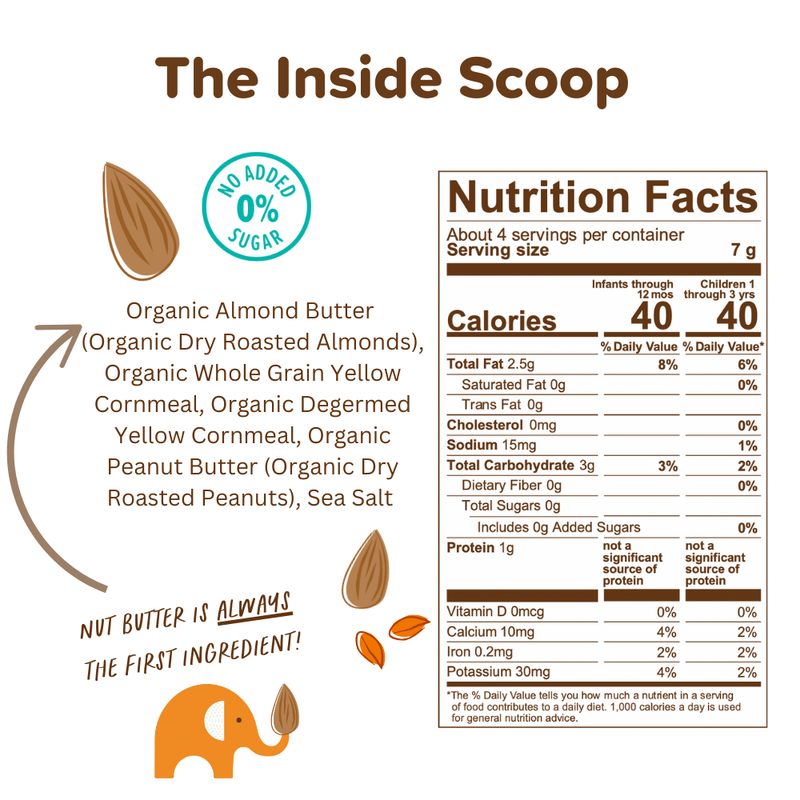 TARGET Puffworks baby Puffs Variety Pack: Peanut Butter and Almond Butter Puffs  (6-pack of 1oz bags)