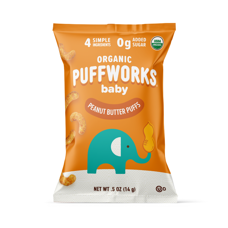 Puffworks Baby: Organic Peanut Butter Puffs