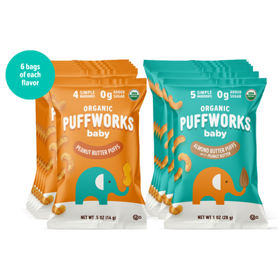 Puffworks Baby: Organic Peanut Butter Puffs