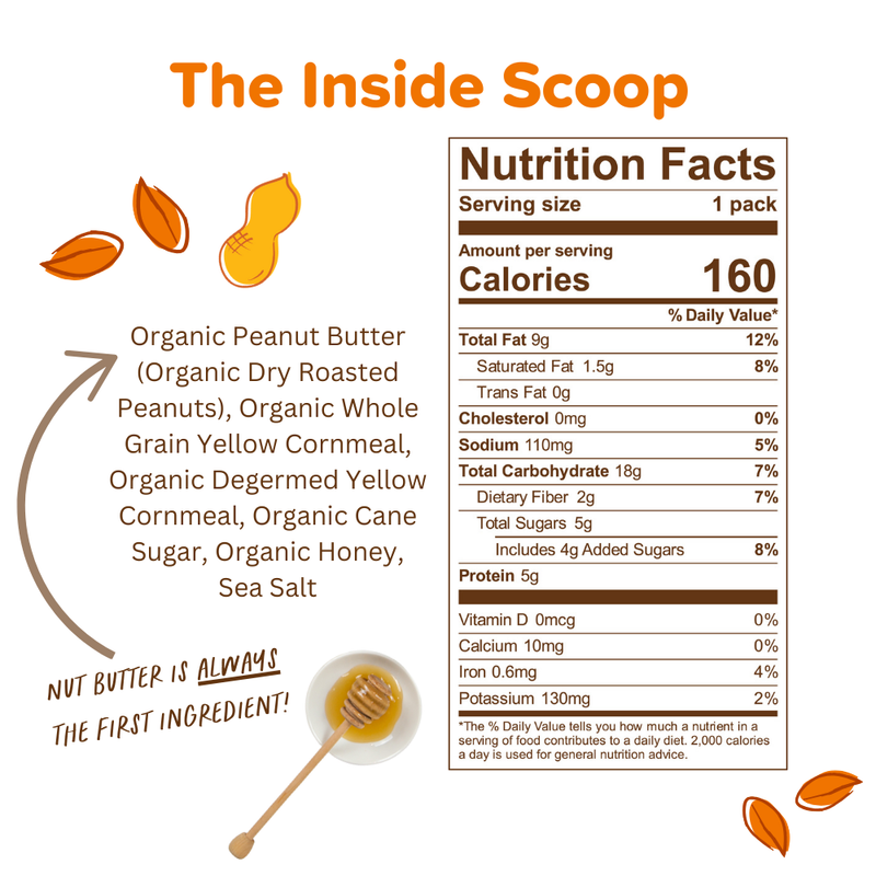 TARGET Puffworks Organic Honey Peanut Butter Puffs (6-pack of 1.2oz bags)
