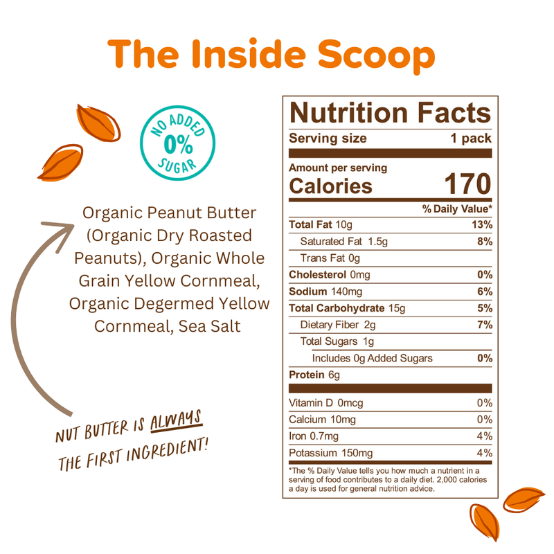 TARGET Puffworks Organic Peanut Butter Puffs (6-pack of 1.2oz bags)