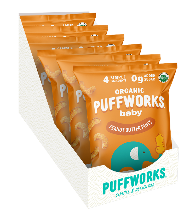 Puffworks Baby: Organic Peanut Butter Puffs