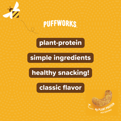 TARGET Puffworks Organic Honey Peanut Butter Puffs (6-pack of 1.2oz bags)