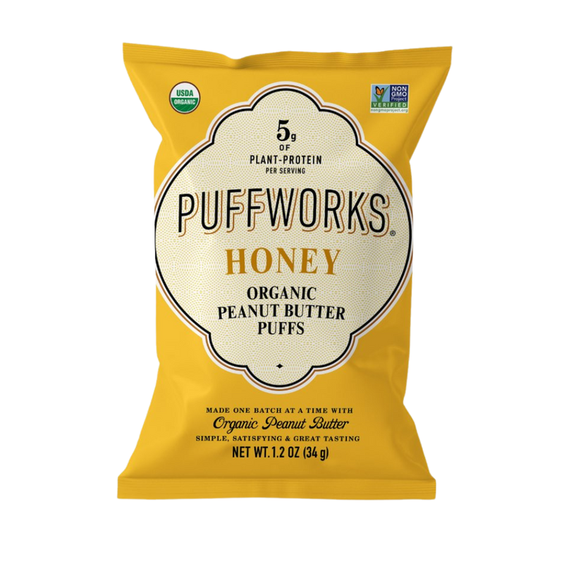 Organic Honey Peanut Butter Puffs - 1.2 oz bags