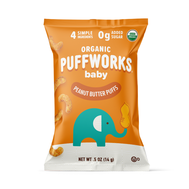 Puffworks Baby: Organic Peanut Butter Puffs