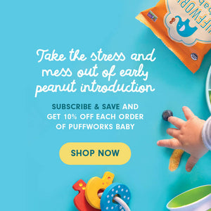 Take the stress and mess out of early peanut introduction. Subscribe & Save