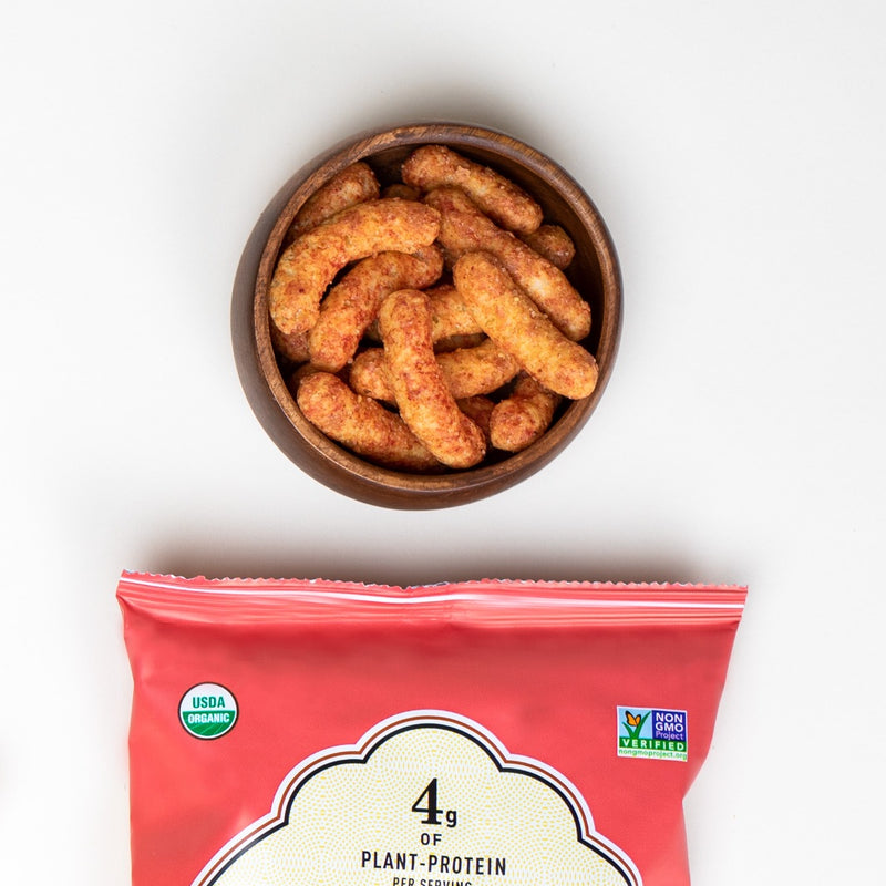 Organic Strawberry PB&J Peanut Butter Puffs - (6 pack of 1.2 oz bags)